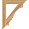 Ekena Millwork Balboa Traditional Rough Sawn Bracket, Western Red Cedar, 6"W x 40"D x 48"H BKT06X40X48BOA01RWR - alternate 4